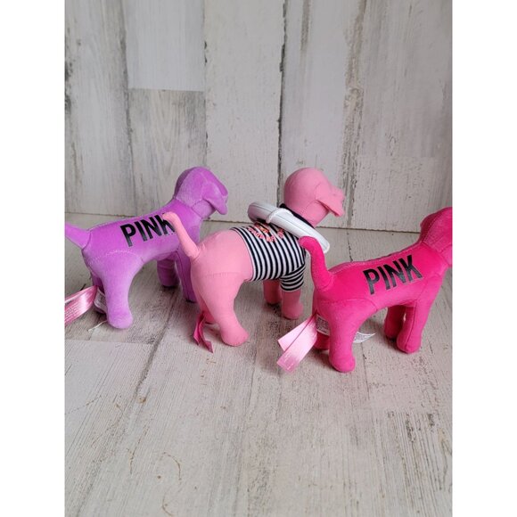 Victoria's Secret sailor dog pink plush set decor collectible purple - Picture 6 of 6
